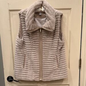 Calvin Klein Cream Teddy Jacket